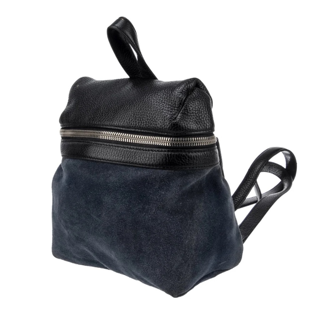 NWOT Kara Two-Tone Leather and Suede Backpack